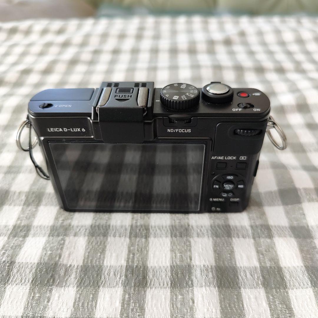 美品！ Leica ライカ D-LUX6セット 本革ハーフケース、予備Batt付