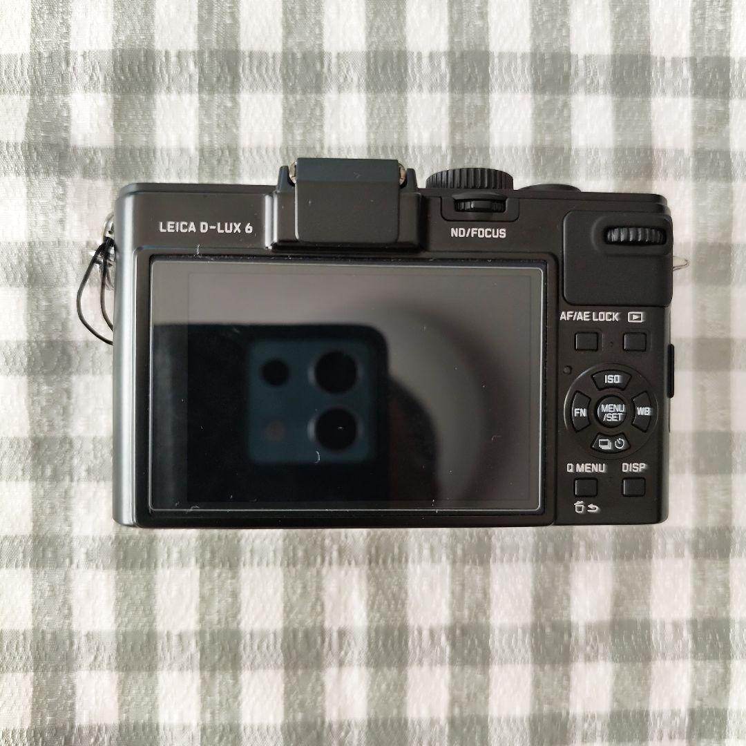 美品！ Leica ライカ D-LUX6セット 本革ハーフケース、予備Batt付