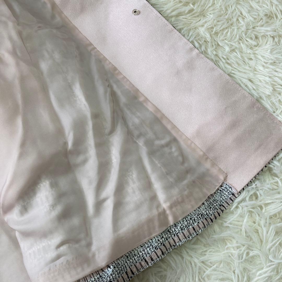 《美品》 Rene ツイードコート ピンク 34 キレイめ