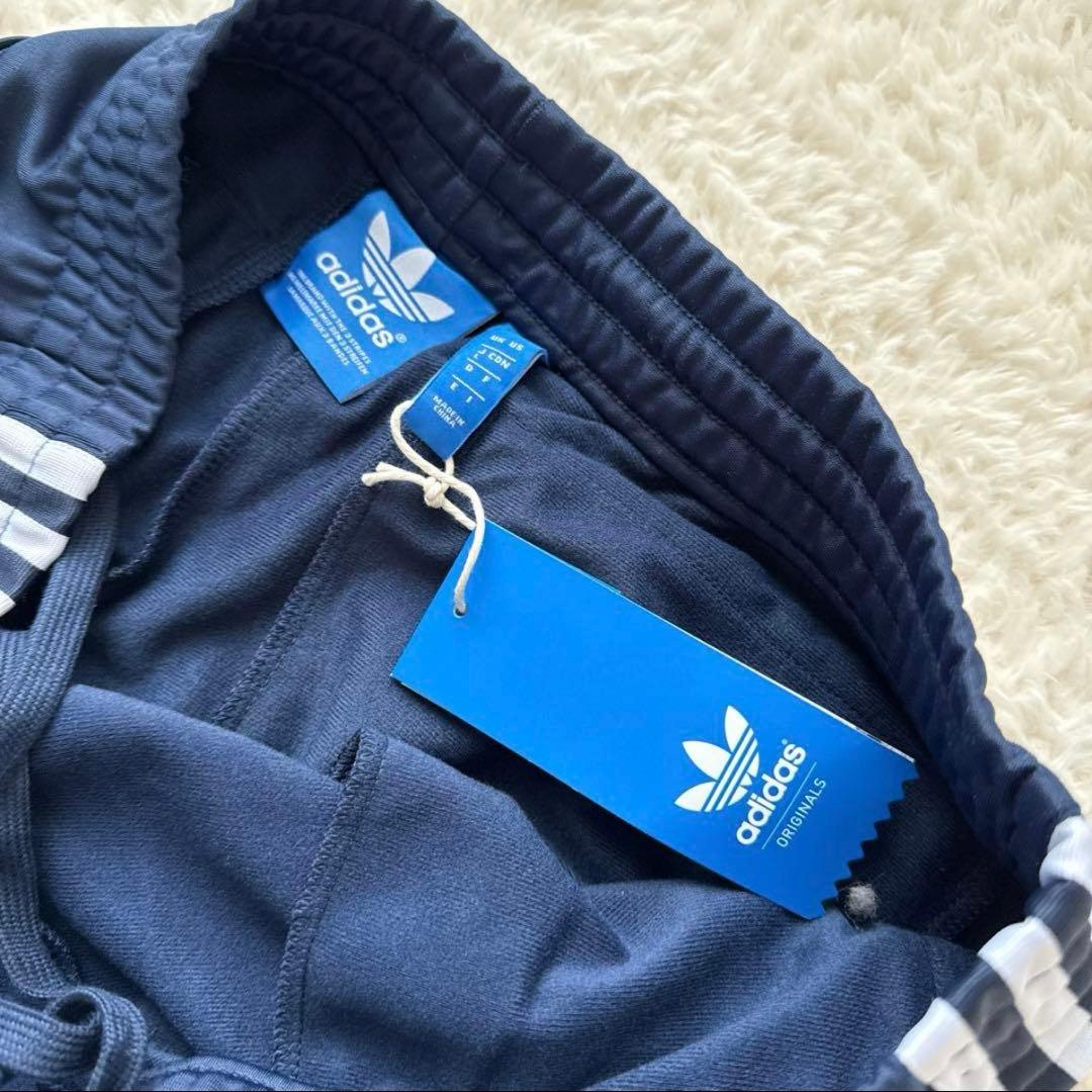 新品　アディダス adidas トラックパンツ ジャージ パンツ ネイビー L