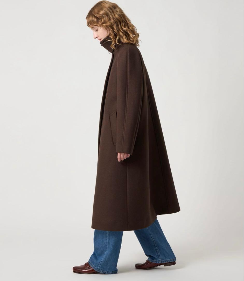steven alan ウールカシミヤ テントコート M モカ