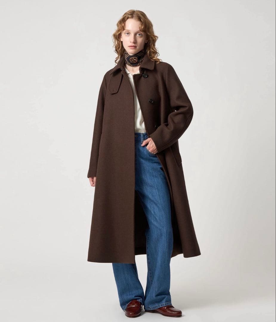 steven alan ウールカシミヤ テントコート M モカ