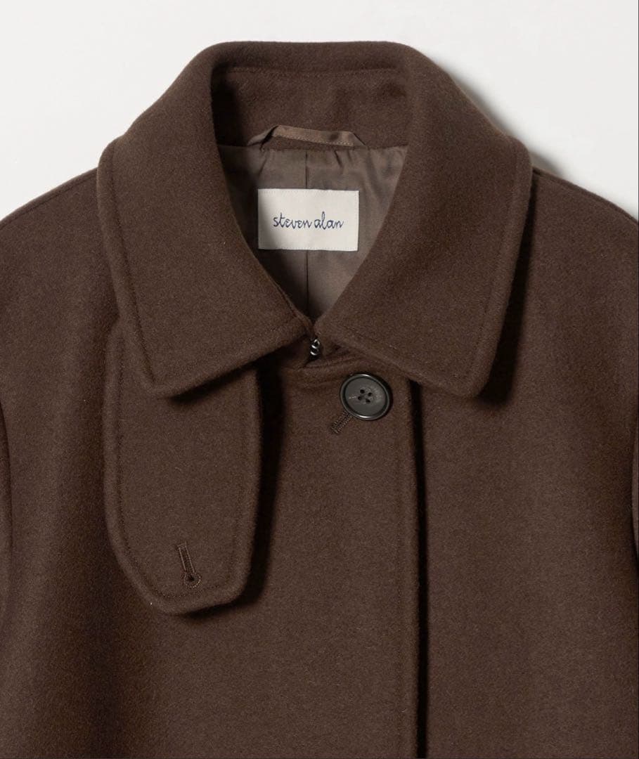 steven alan ウールカシミヤ テントコート M モカ