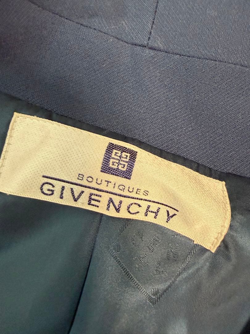 GIVENCHY ネイビー テーラードジャケット サイズ38