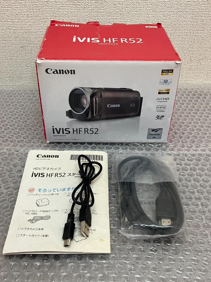 Canon iVIS HF R52 ビデオカメラ M0118b
