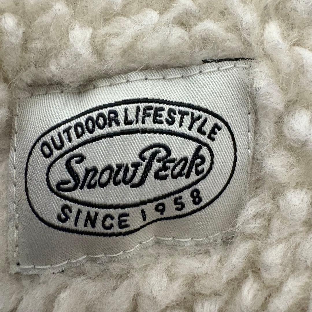 【希少・美品】定価3.8万 peak ボアベスト ホワイト 日本製 L