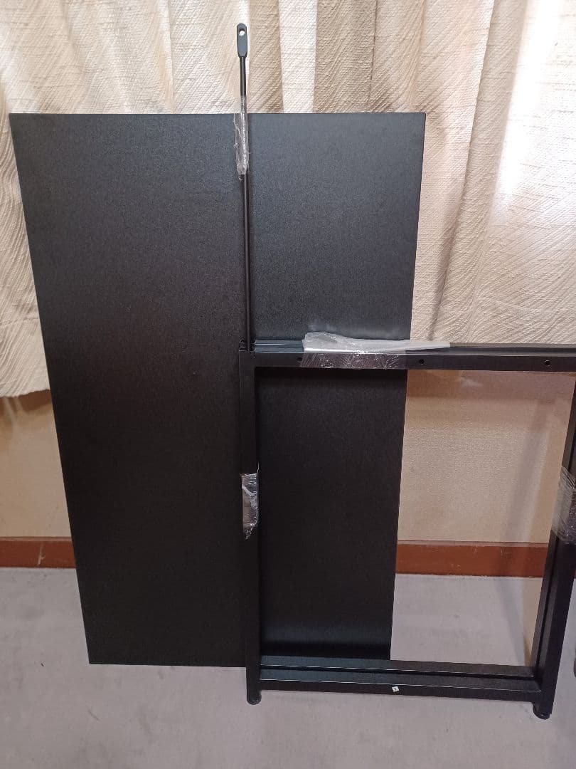 シンプル ブラック パソコンデスク 100cm