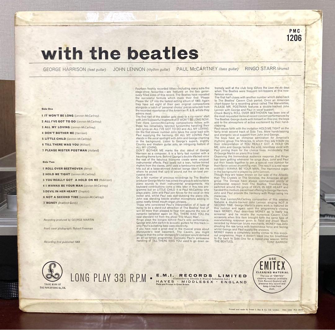 BEATLES 「With the Beatles 」UKオリジナル/mono/