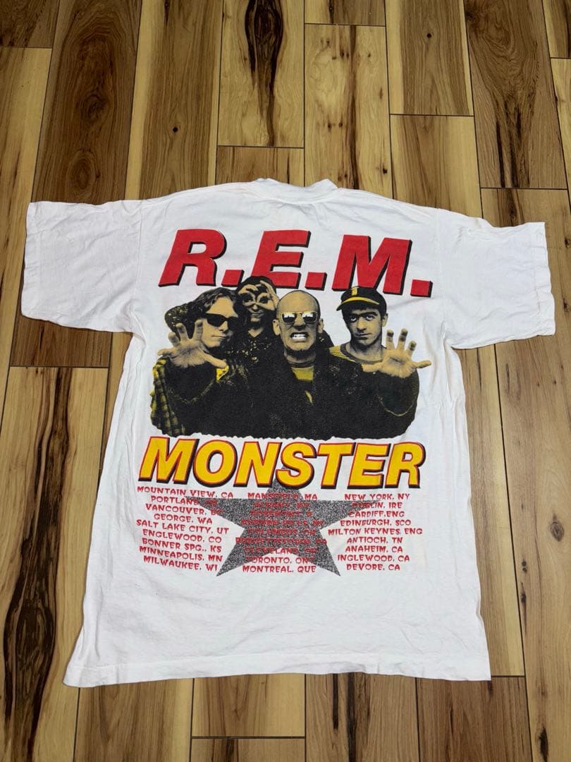 トップス R.E.M. Monster T-shirt 1995 Tour XL 90s