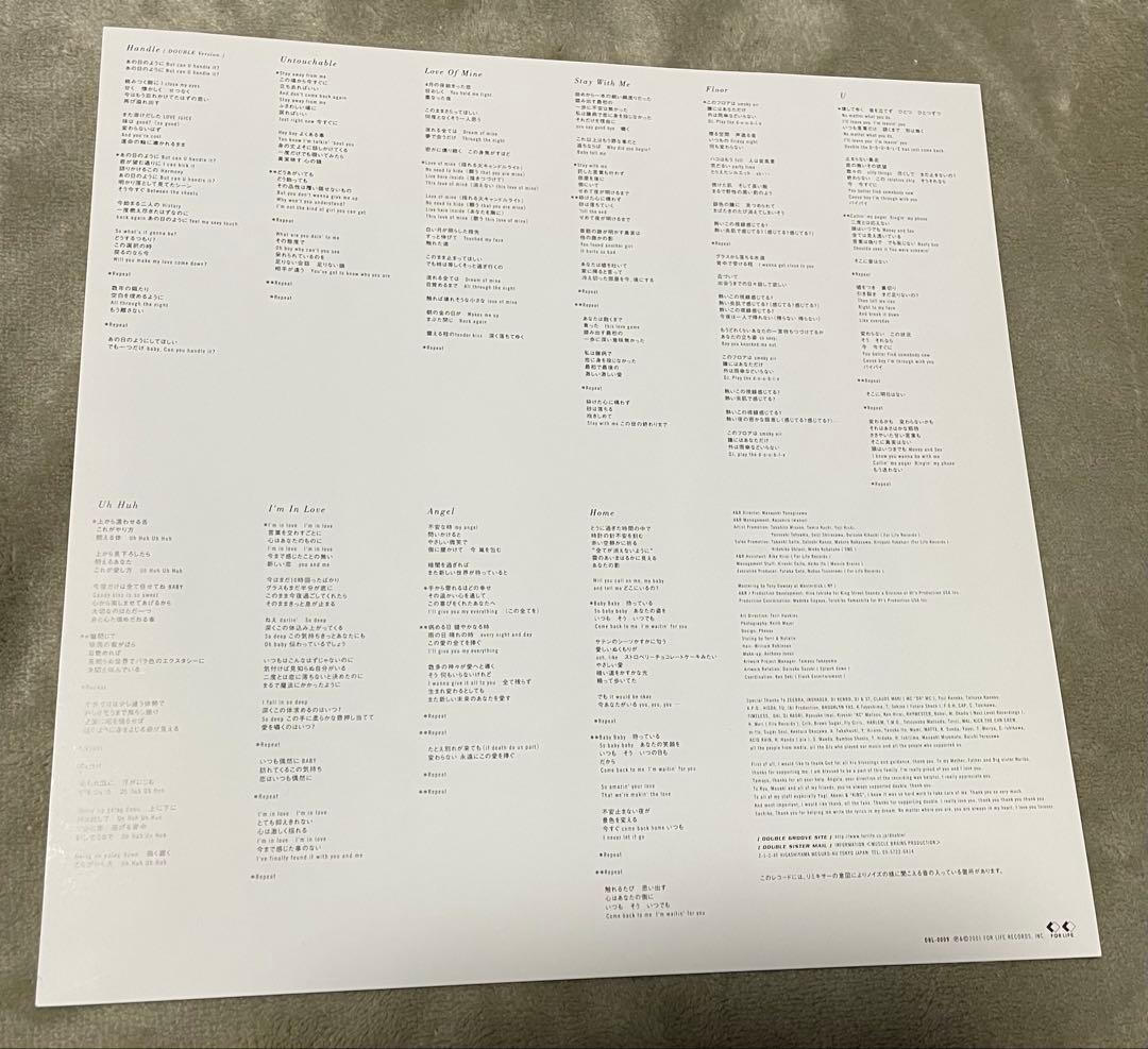 【美品】DOUBLE / double / レコード2枚組　レア盤