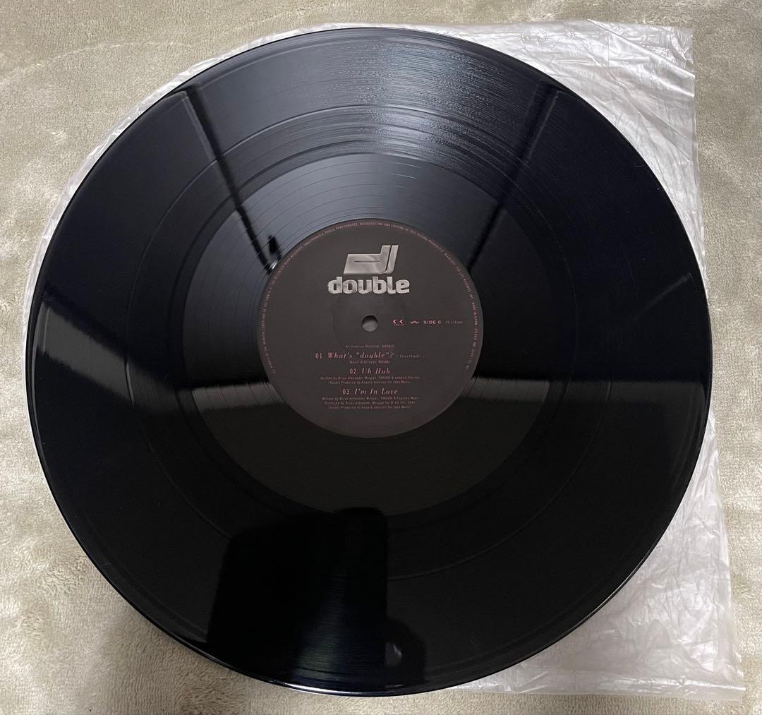 【美品】DOUBLE / double / レコード2枚組　レア盤