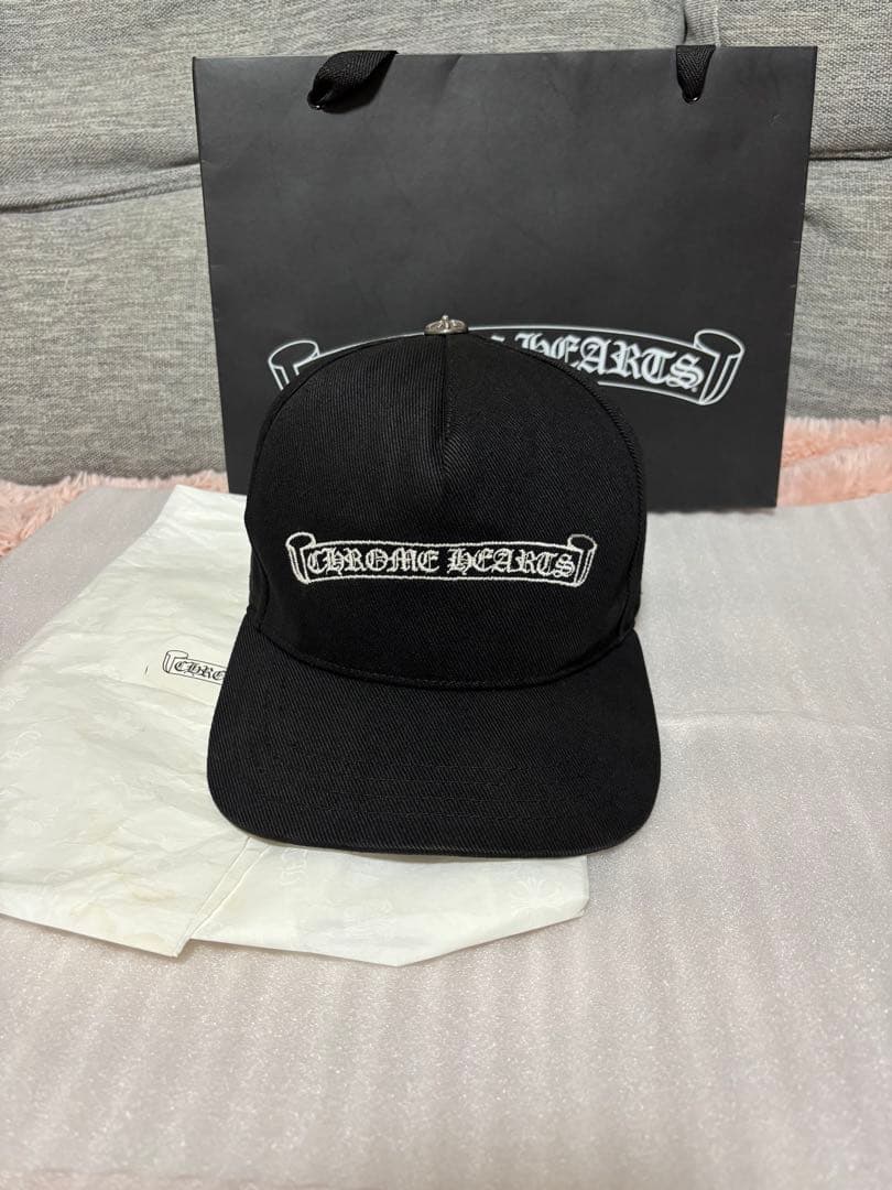 ★クロムハーツキャップ★ スクロールロゴ　国内正規品