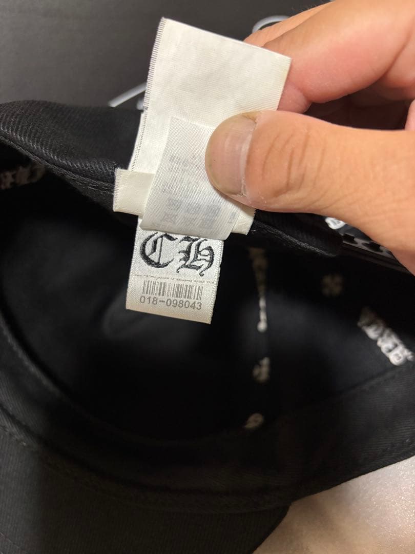 ★クロムハーツキャップ★ スクロールロゴ　国内正規品