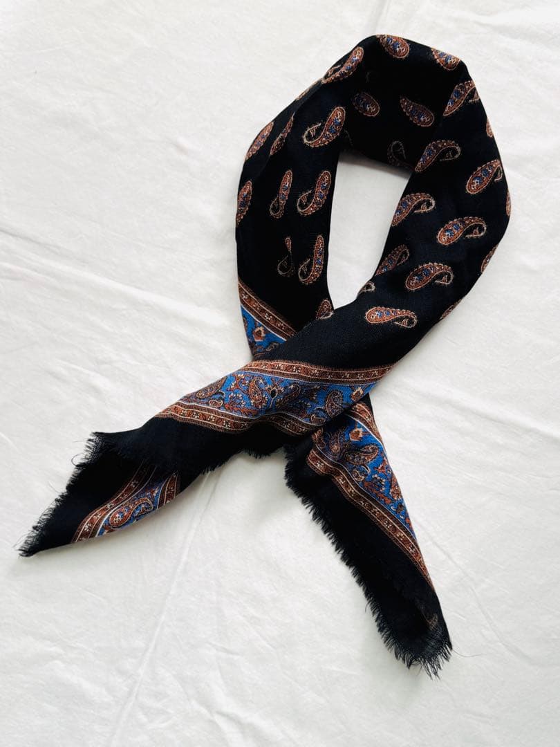 Vintageスカーフ DRAKES HERMES AIME LEON DORE