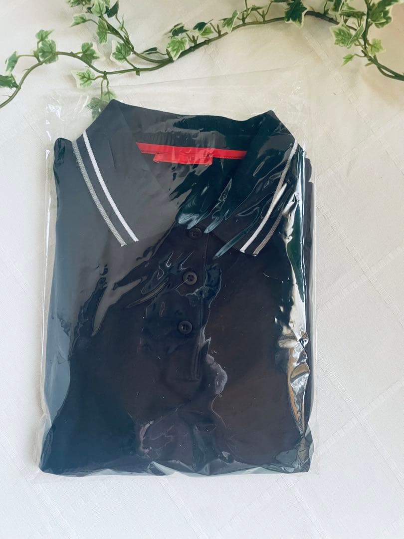 黒M 【極美品】PRADAプラダスポーツ ポロシャツ　ゴルフ　テニス