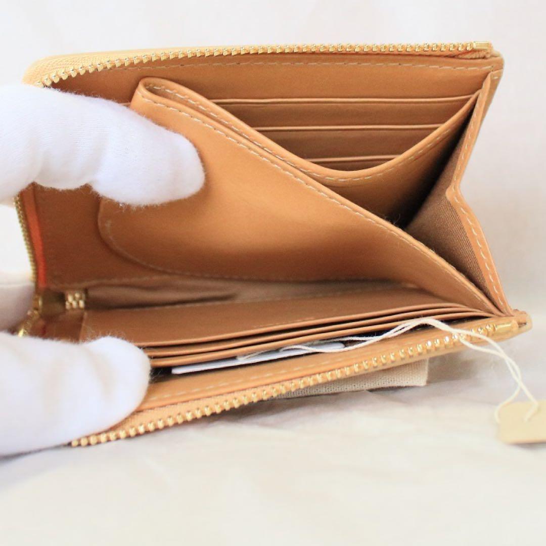 genten ゲンテン ☆美品☆ マルチカットワーク ミニ 財布レザー