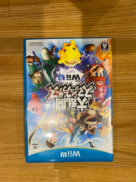 Nintendo WiiU本体、リモコン、カセット3種