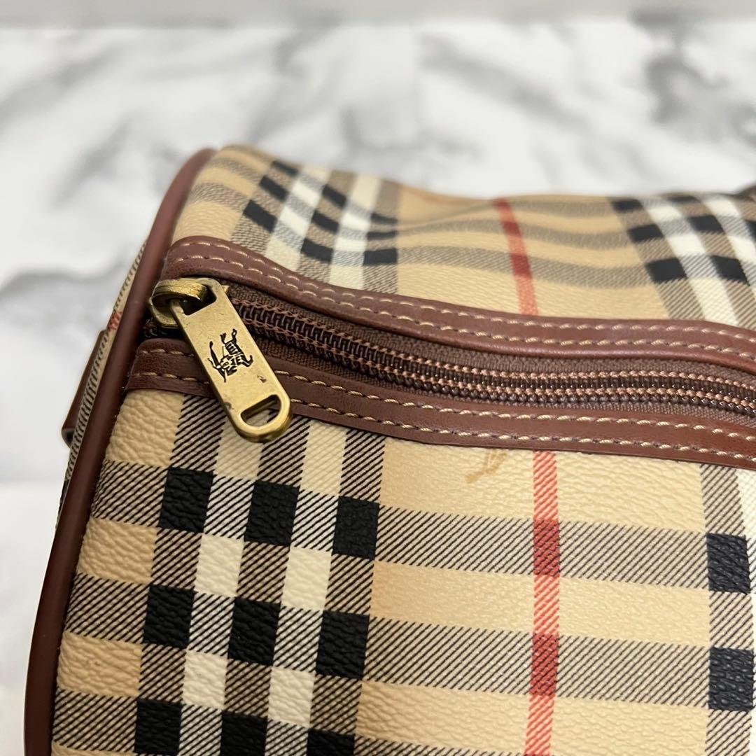 【美品】バーバリーズ　ボストンバッグ 2way ヴィンテージ　大容量　ベージュ