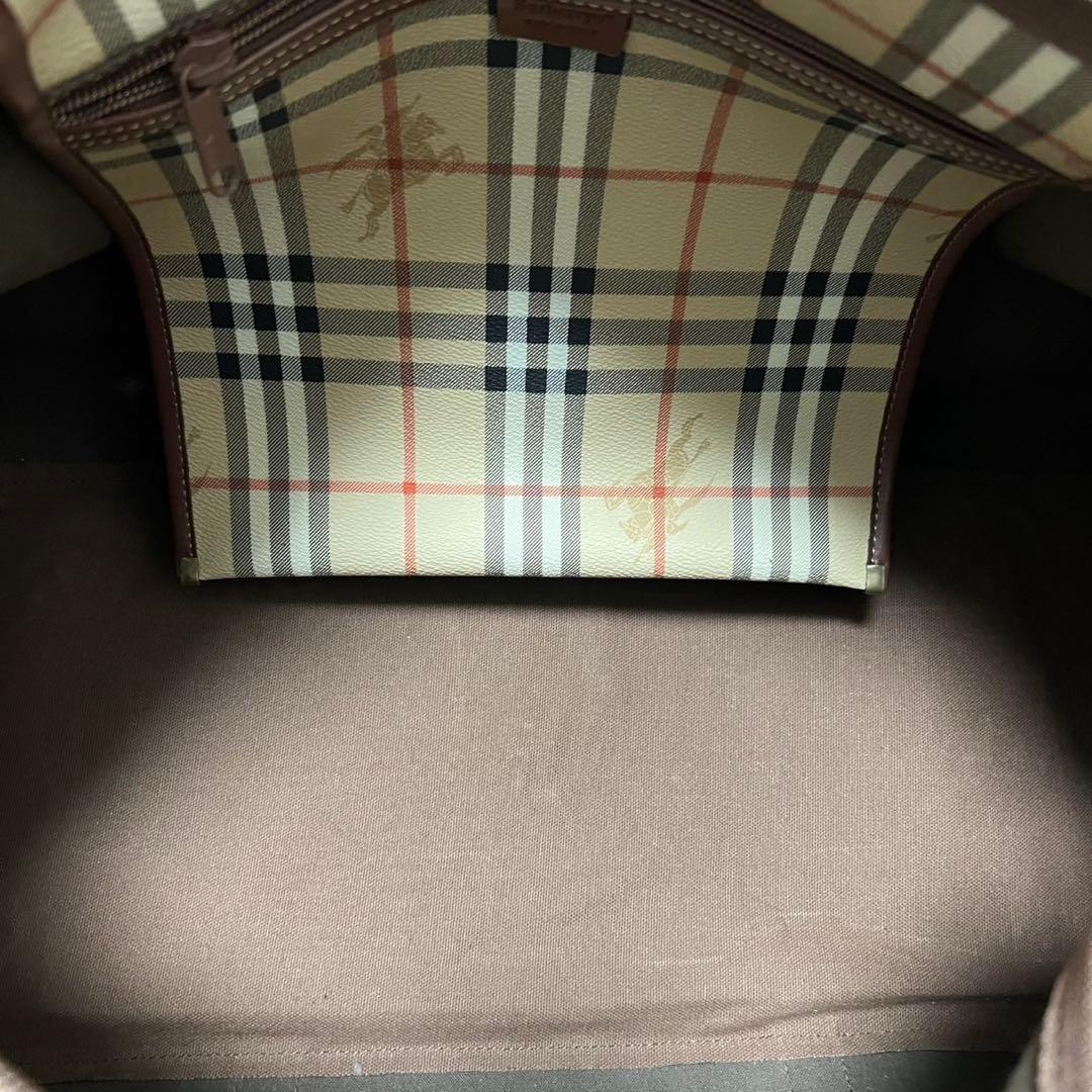 【美品】バーバリーズ　ボストンバッグ 2way ヴィンテージ　大容量　ベージュ