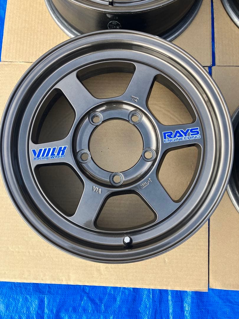 T*.様 希少　ジムニー　TE37X ボルクレーシング16 5.5J+20_13