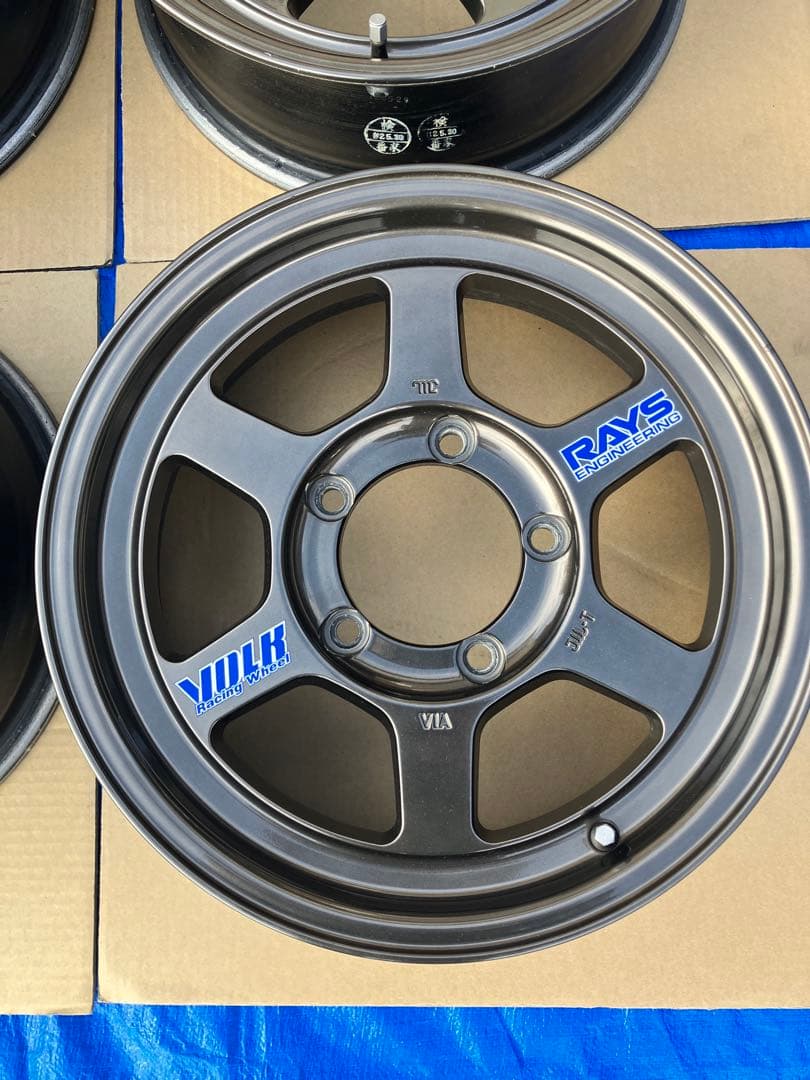 T*.様 希少　ジムニー　TE37X ボルクレーシング16 5.5J+20_13