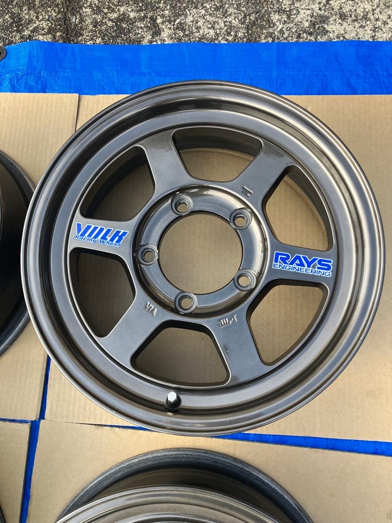 T*.様 希少　ジムニー　TE37X ボルクレーシング16 5.5J+20_13