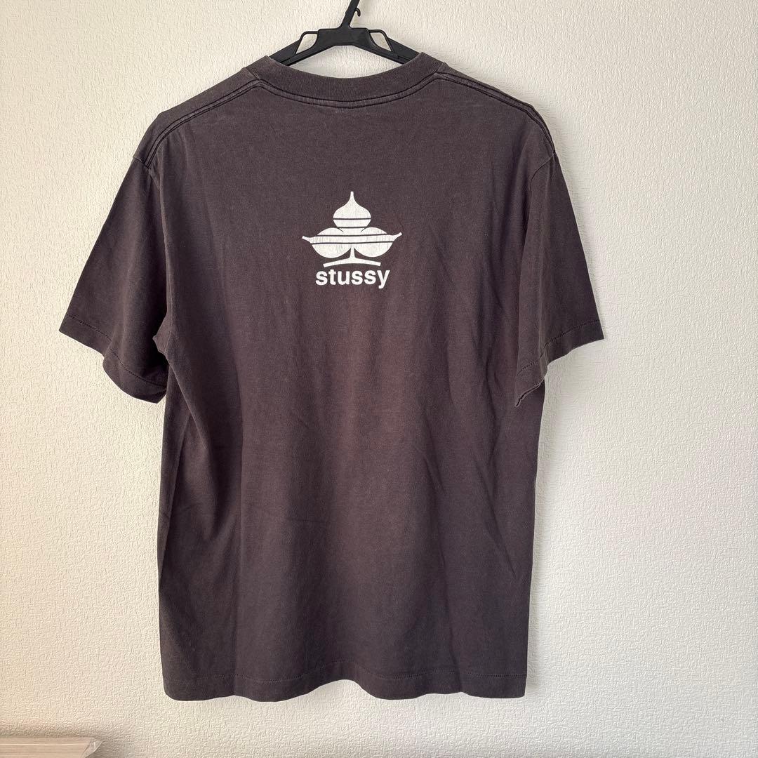 stussy USA製ダークグレー Tシャツ 半袖