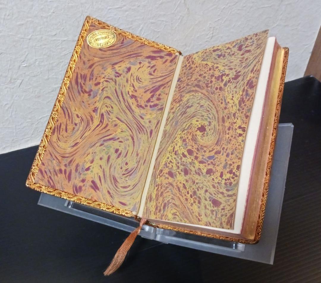 フランス製ミサ典書 MISSEL 革装丁 金彩小口 祈祷書 洋書