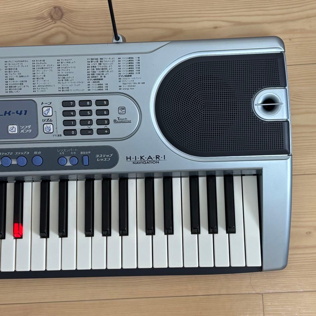 【美品】CASIO LK41 電子ピアノ　キーボード