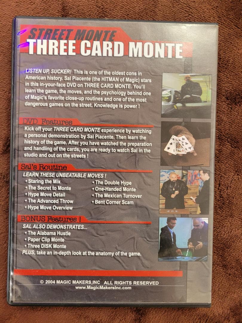 【値下げ！入手困難・希少品】マジックスリーカードモンテ STREET MONTE