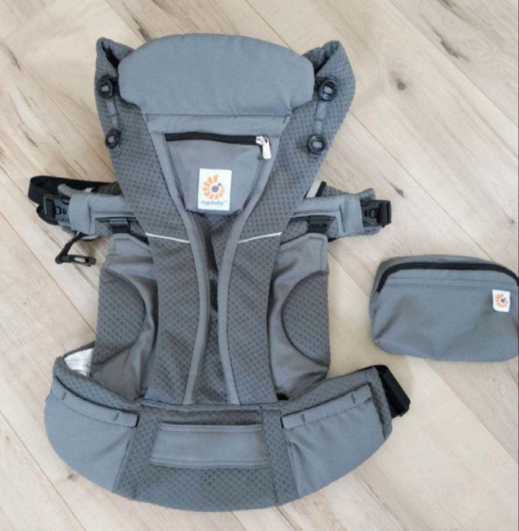 【美品】ergobaby 抱っこ紐 、証明書、箱、説明書付き　オムニ エルゴ