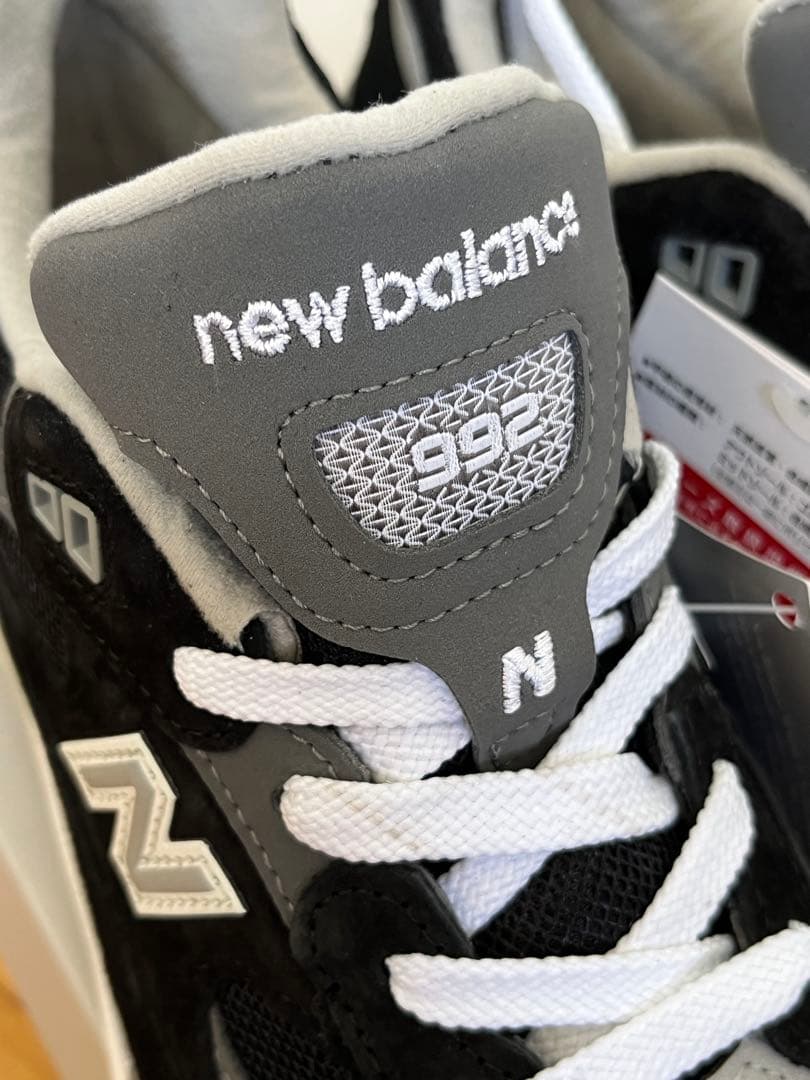 未使用 New Balance M992BK 26.5cm ブラック/グレー