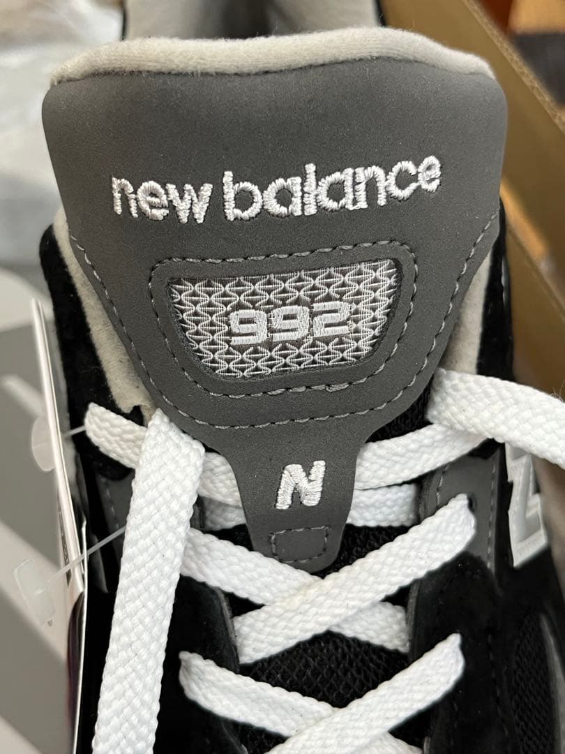 未使用 New Balance M992BK 26.5cm ブラック/グレー