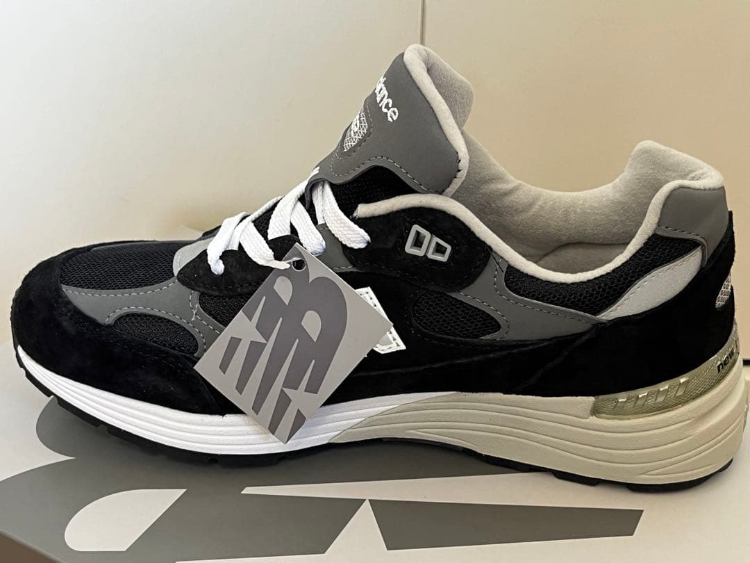 未使用 New Balance M992BK 26.5cm ブラック/グレー