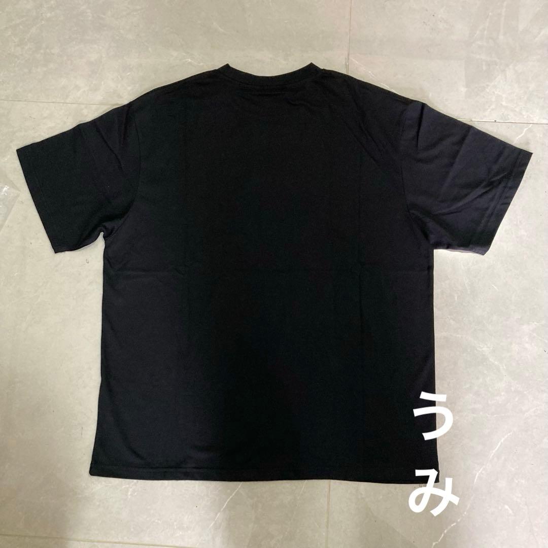 Acne Studios プリント ブラック 半袖Tシャツ