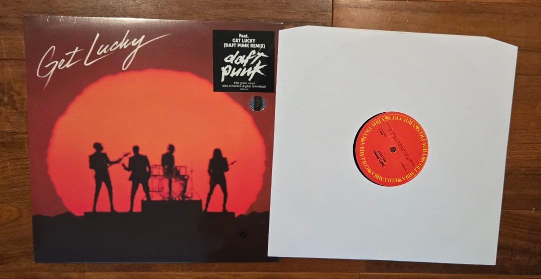 DAFT PUNK GET LUCKY １２インチ アナログ盤　未使用に近い
