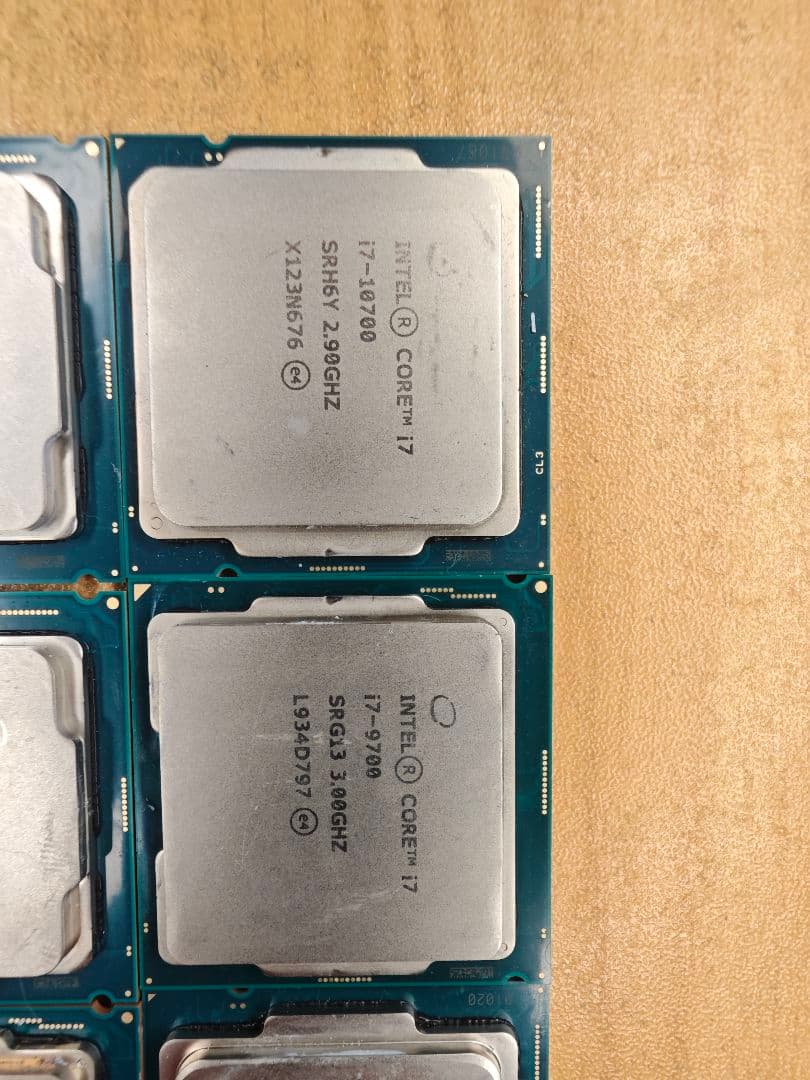 F*1様 Intel CPU 8枚 セット