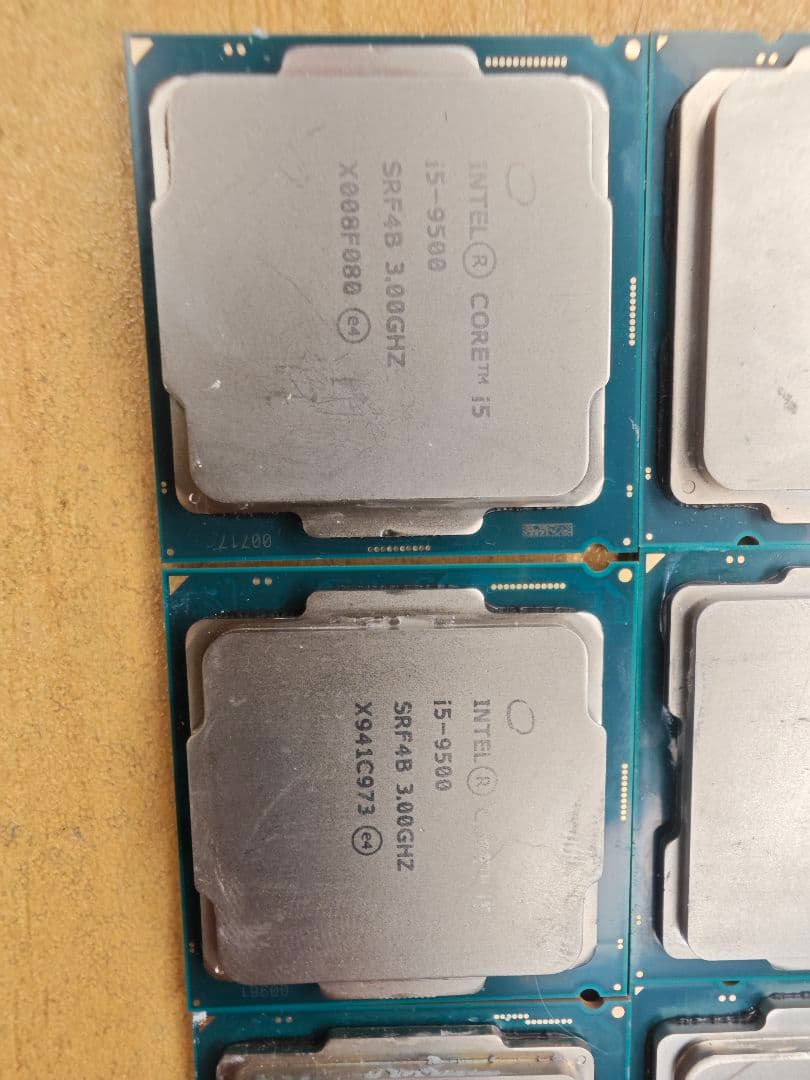 F*1様 Intel CPU 8枚 セット