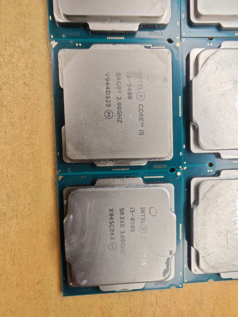 F*1様 Intel CPU 8枚 セット