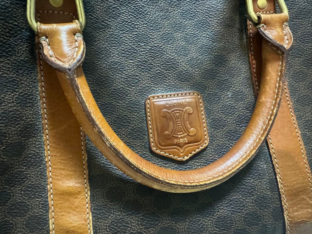 【CELINE】オールドセリーヌ マカダム ボストンバッグ