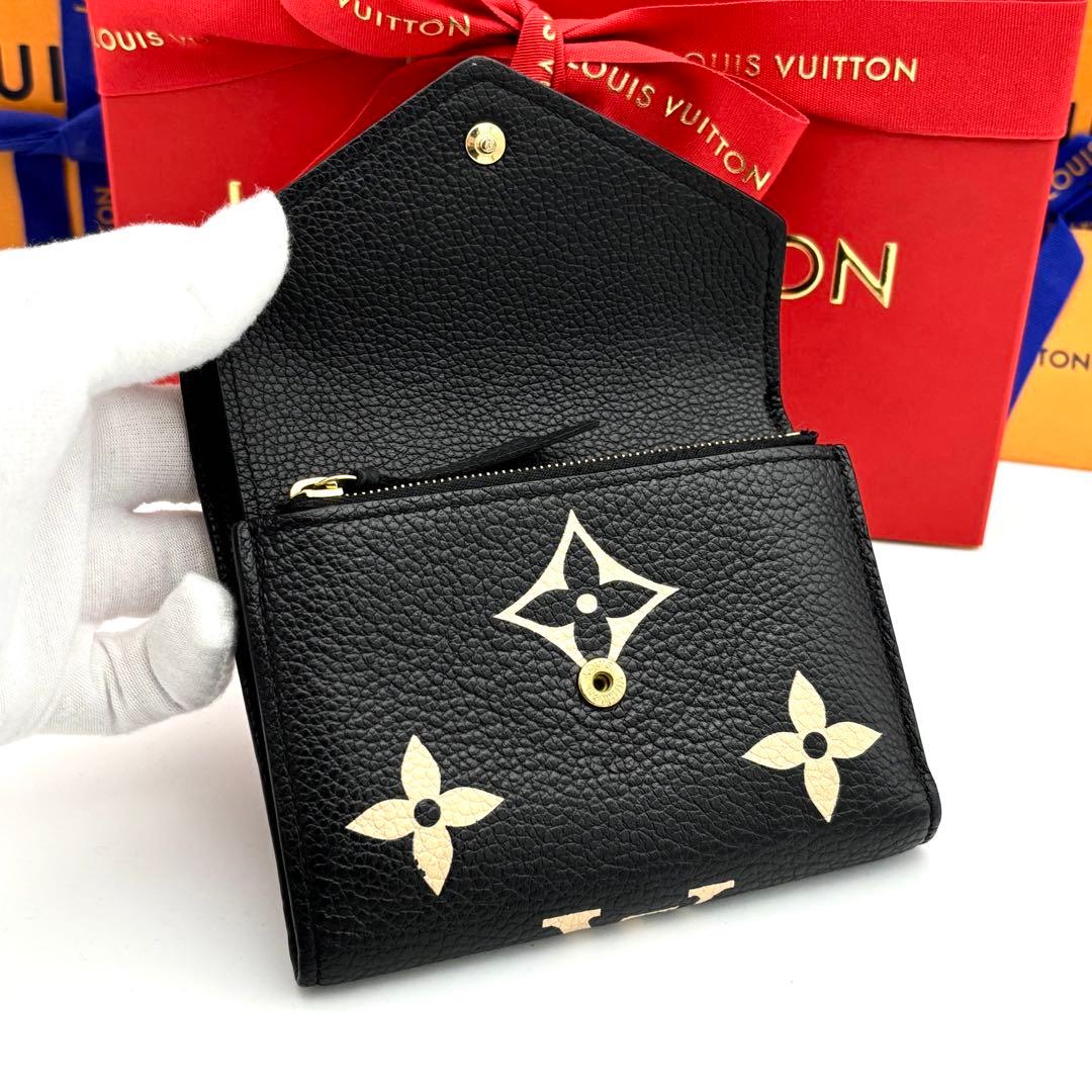 ☆美品☆ルイヴィトン 財布 モノグラムアンプラント ヴィクトリーヌ バイカラー