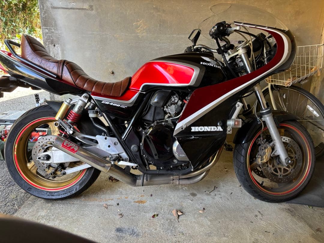 cb400sf nc39 チョビ三段シート