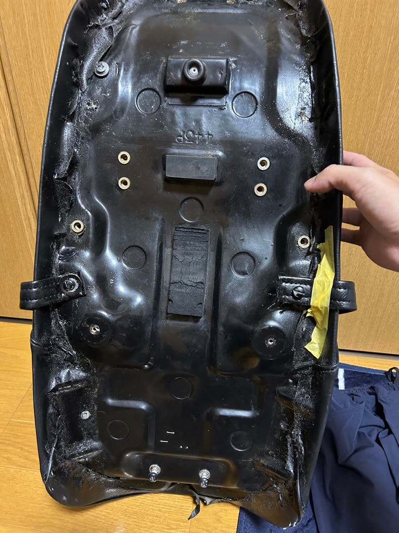 スーパーホーク3 スーパーホーク　純正シート　CB400D 美品　ノーマル