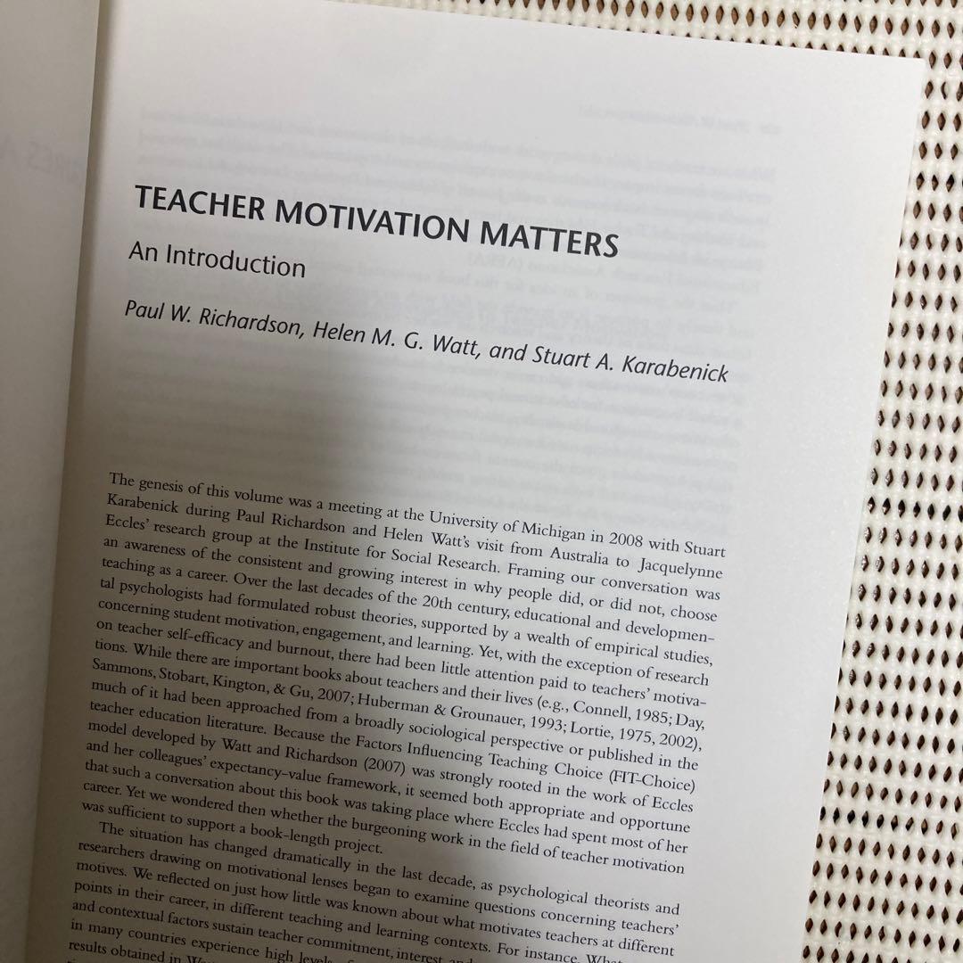 洋書 Teacher Motivation: Theory and Practice