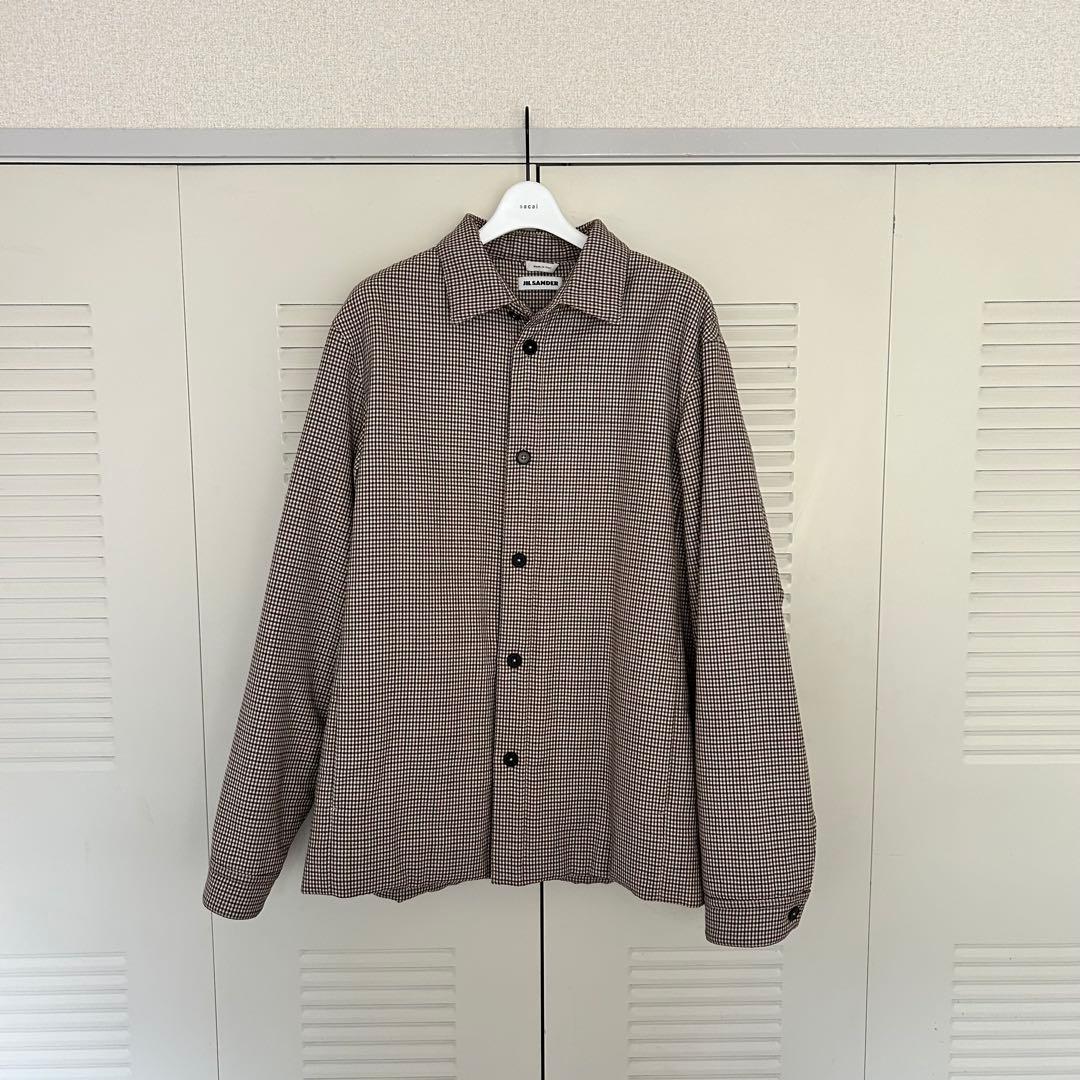 JIL SANDER チェック　ジャケット　シャツジャケット