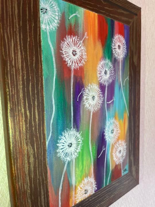 アクリル絵画:『Wishes.』