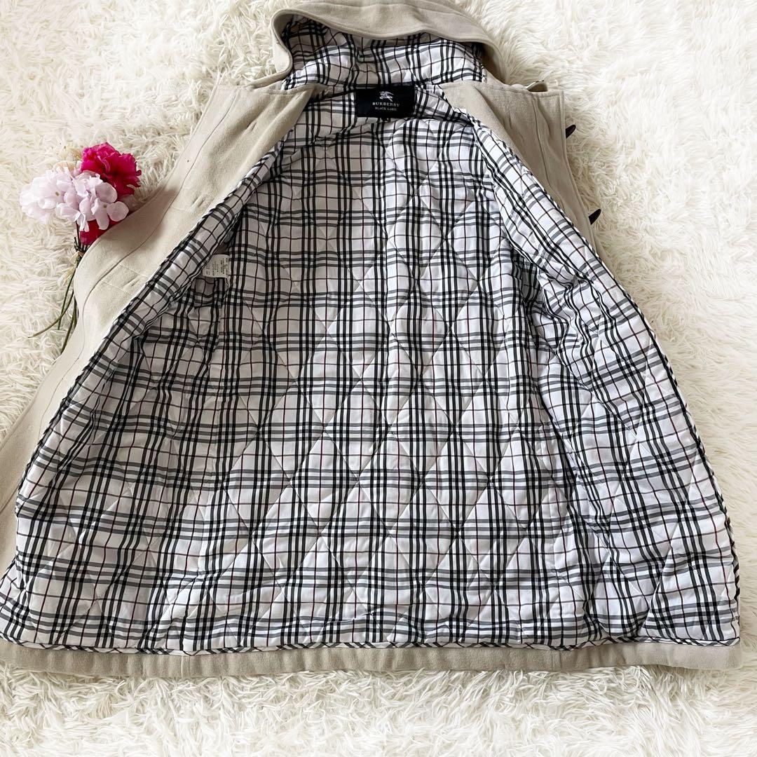 BURBERRY BLACK LABEL 裏地ノバチェック ダッフル 訳あり