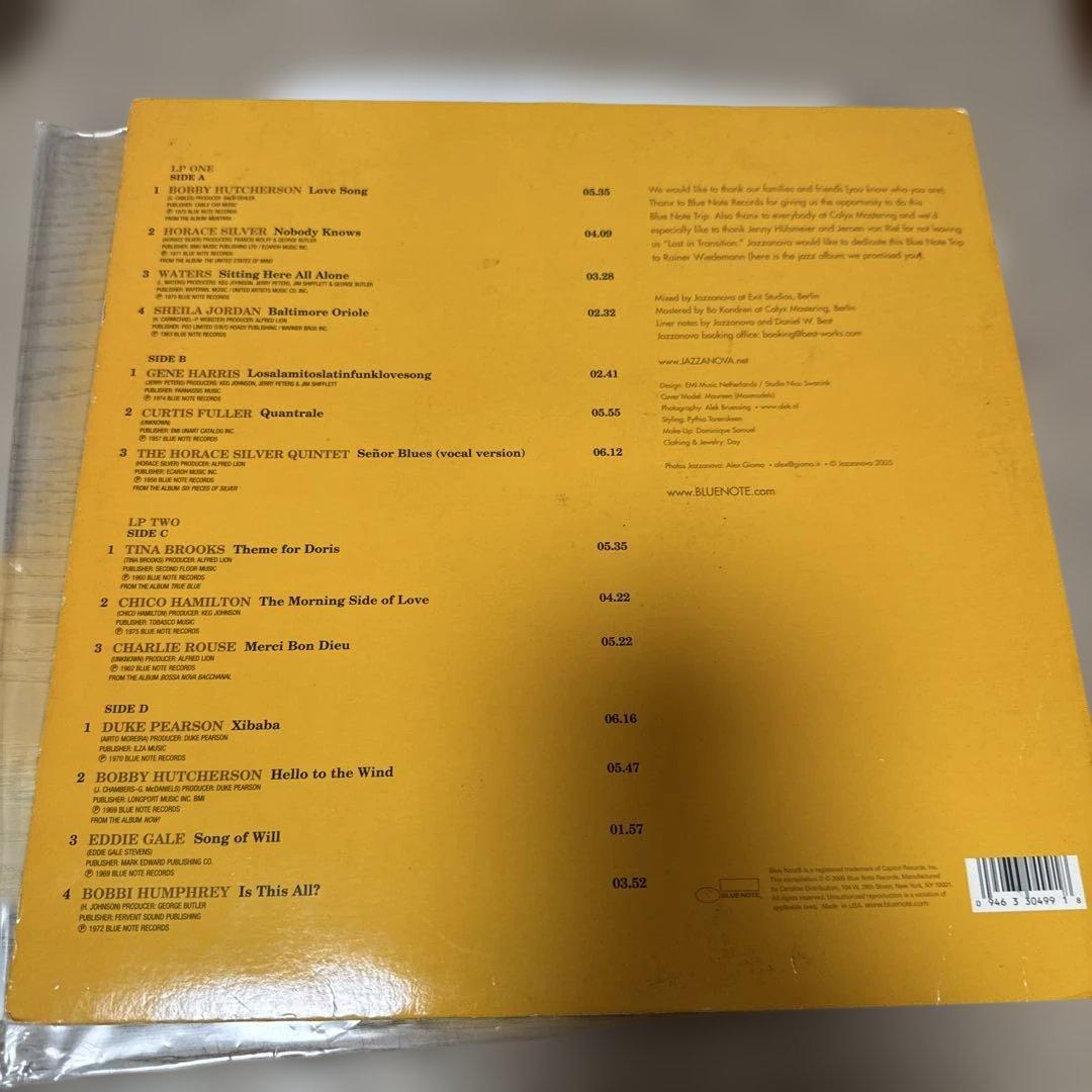 レアアナログ　BLUE NOTE TRIP JAZZANOVA LP ２枚組