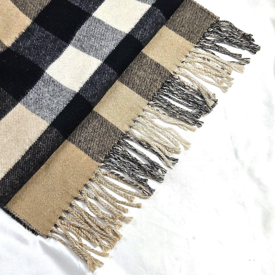 BURBERRY バーバリー マフラー カシミヤ ノバチェック　リバーシブル