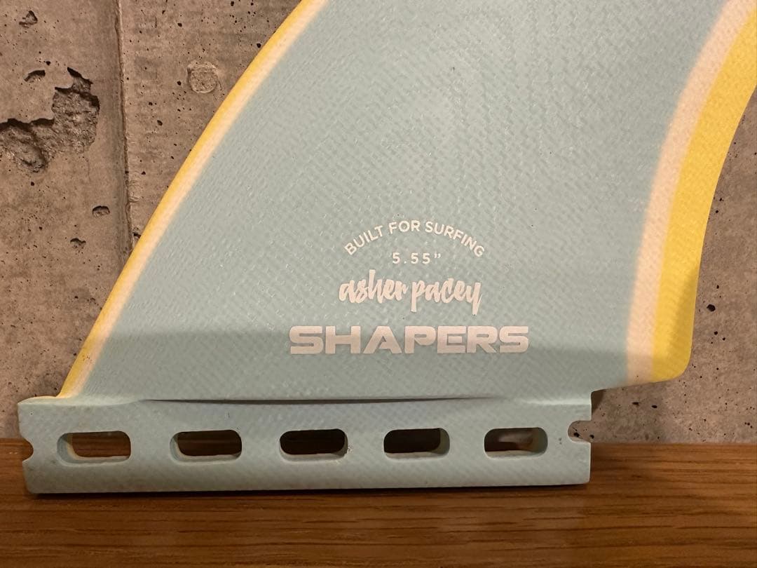 SHAPERS Asher Pacey サーフボードフィン 5.5インチ
